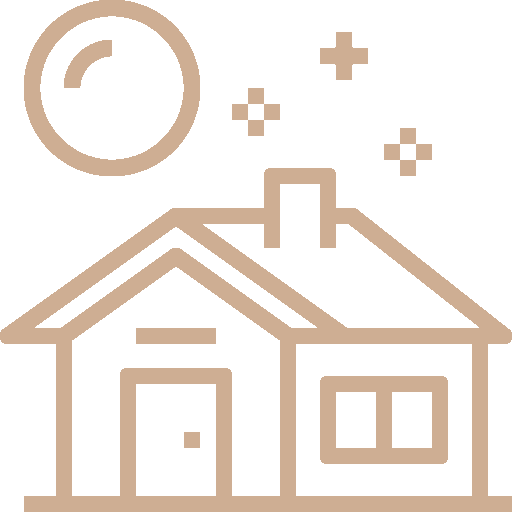 Property cleaning service icon - professional cleaning between tenancies